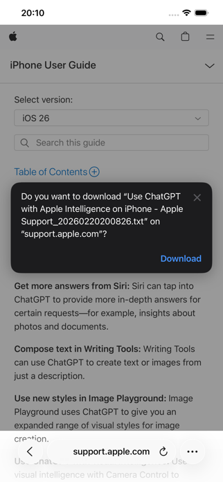 TextDrop for Safari Screenshot 1 of 1