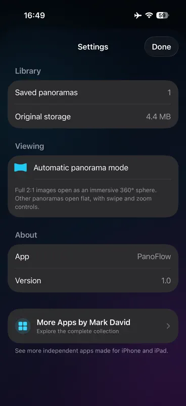 PanoFlow screenshot 4 of 4