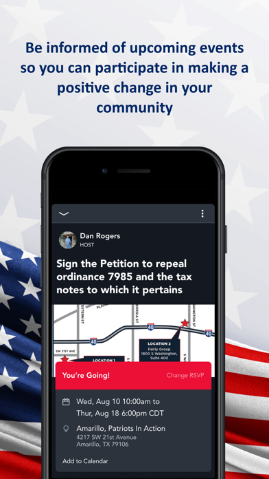 Patriots In Action iPhone screenshot 5 - Education app