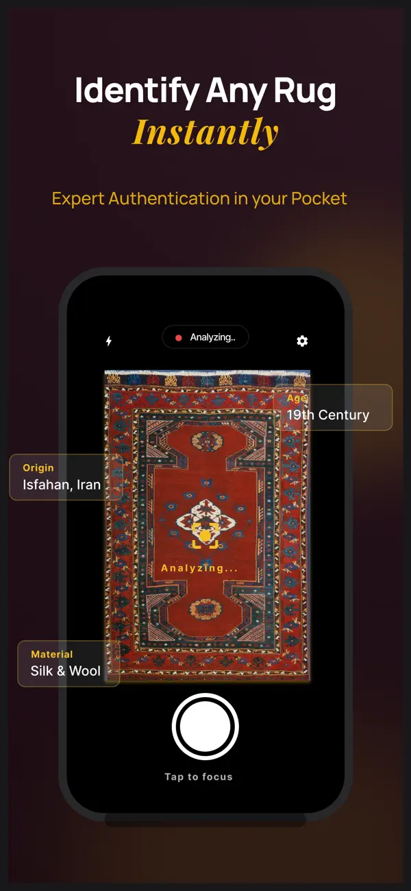 #2. Rug Identifier (iOS) Ved: BOHEM Bilisim LTD