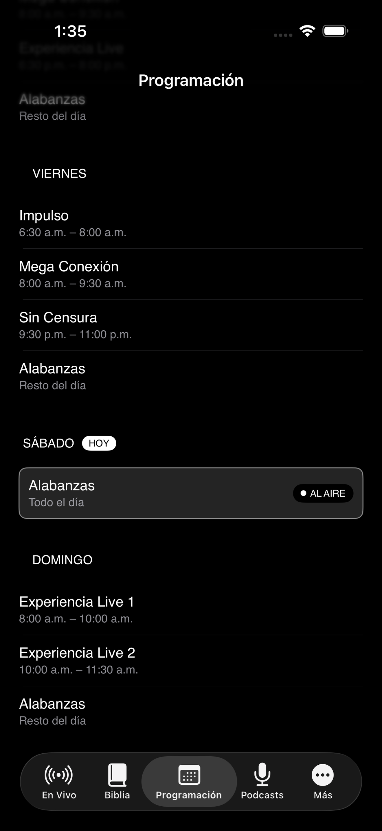 Conexión Radio screenshot 2