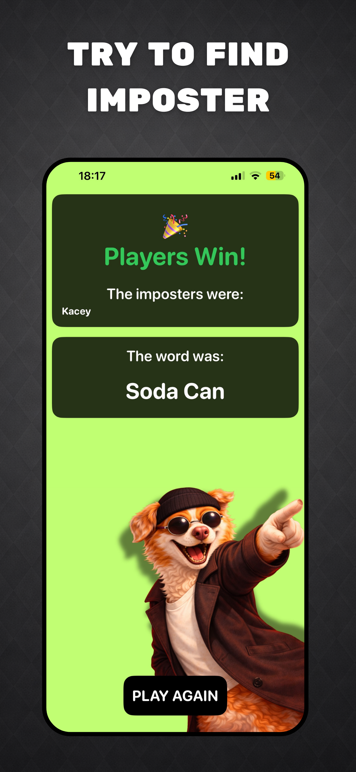 SMEX: Imposter who party game screenshot 2