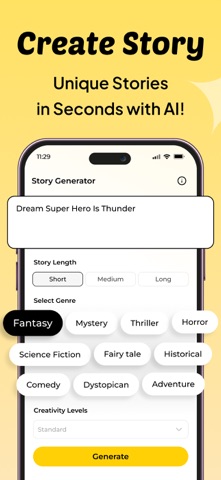 AI Story Generator : Story AI iPhone screenshot