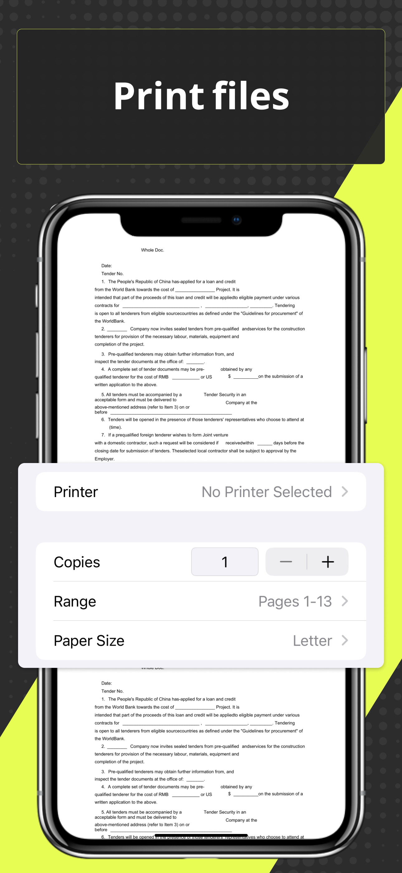 Super Print Pro+ : Wi-Fi Print
