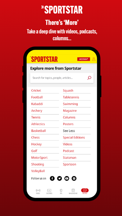 Sportstar: Live Sports & News Screenshot