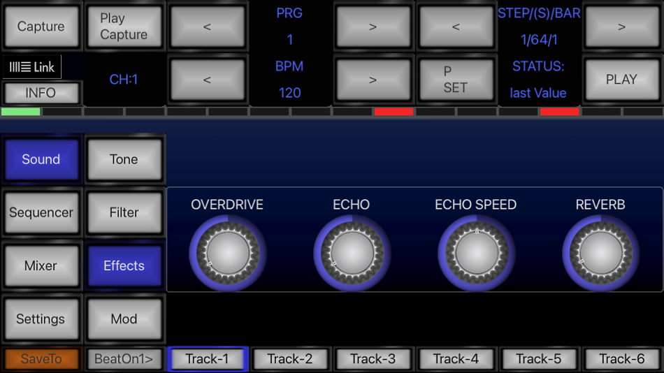 #3. 6X806 Drum Synth Loop Maker (iOS) 由: Rob Wilmot