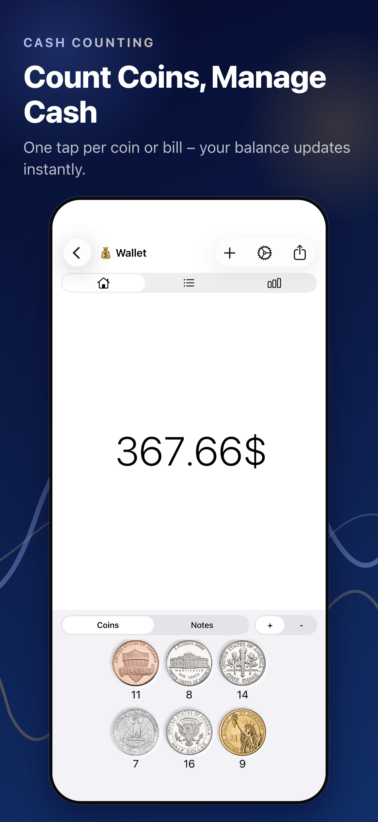 CashCounter: The cash manager screenshot 3
