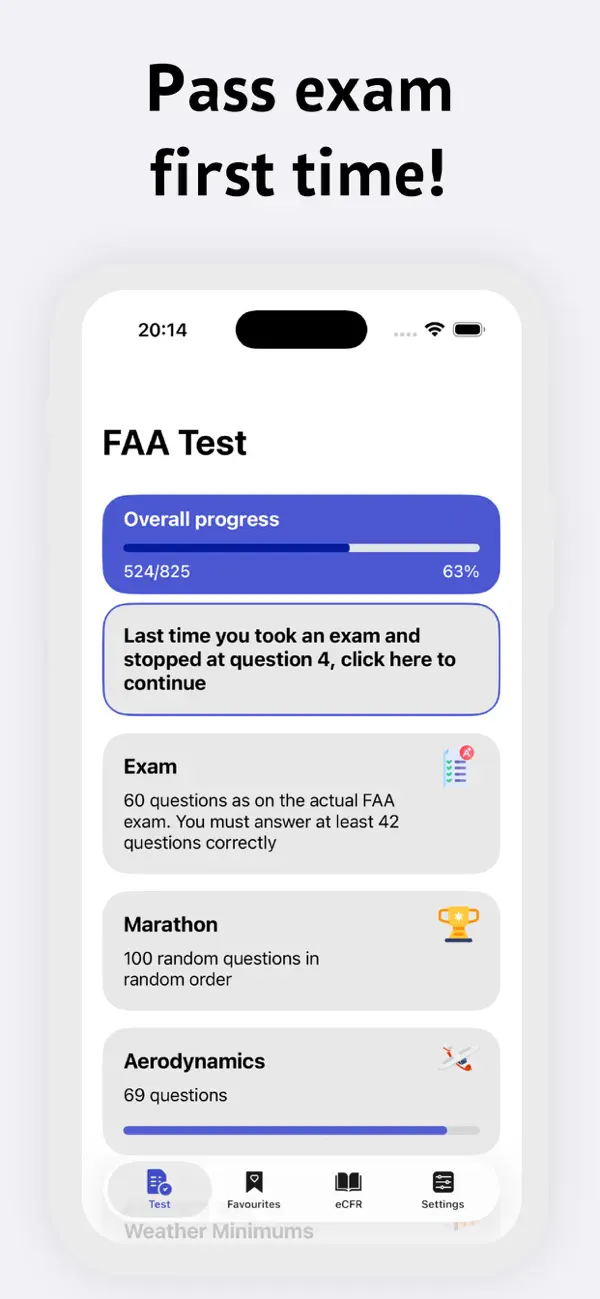 Screenshot #2 pour Private Pilot FAA test prep