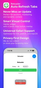 Reloader: Web Auto Refresh screenshot