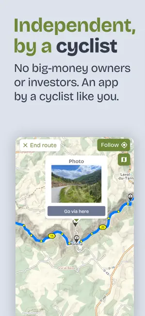cycle.travel - map and planner iPhone screenshot 3