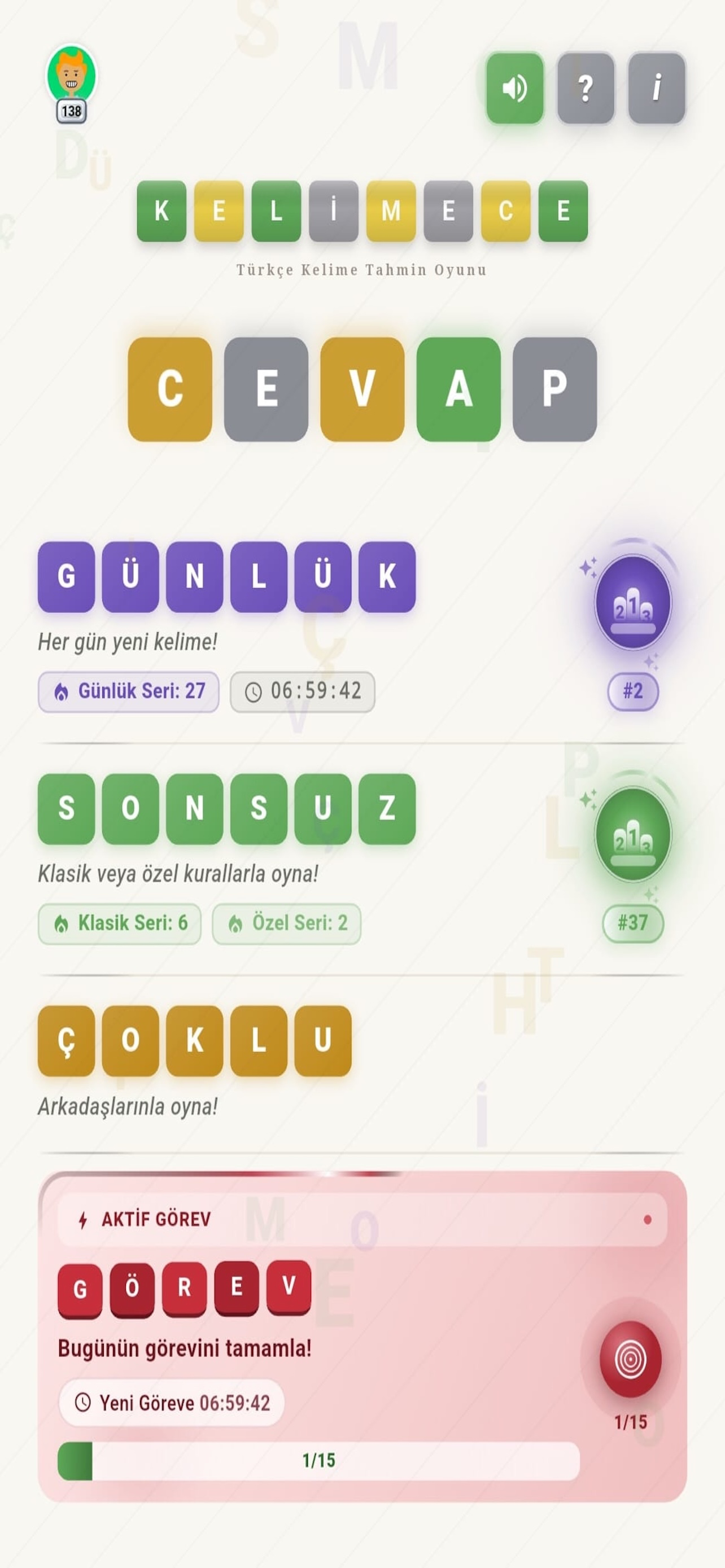 Kelimece TR screenshot 3