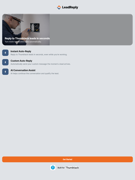 LeadReply: Lead Autoresponder iPad screenshot