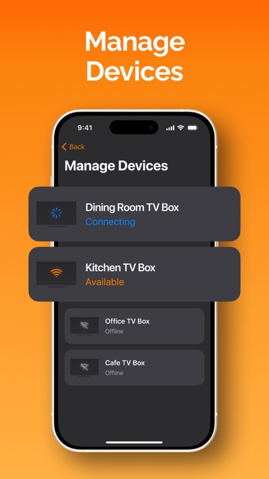 Remote Control Orange TV Screenshot