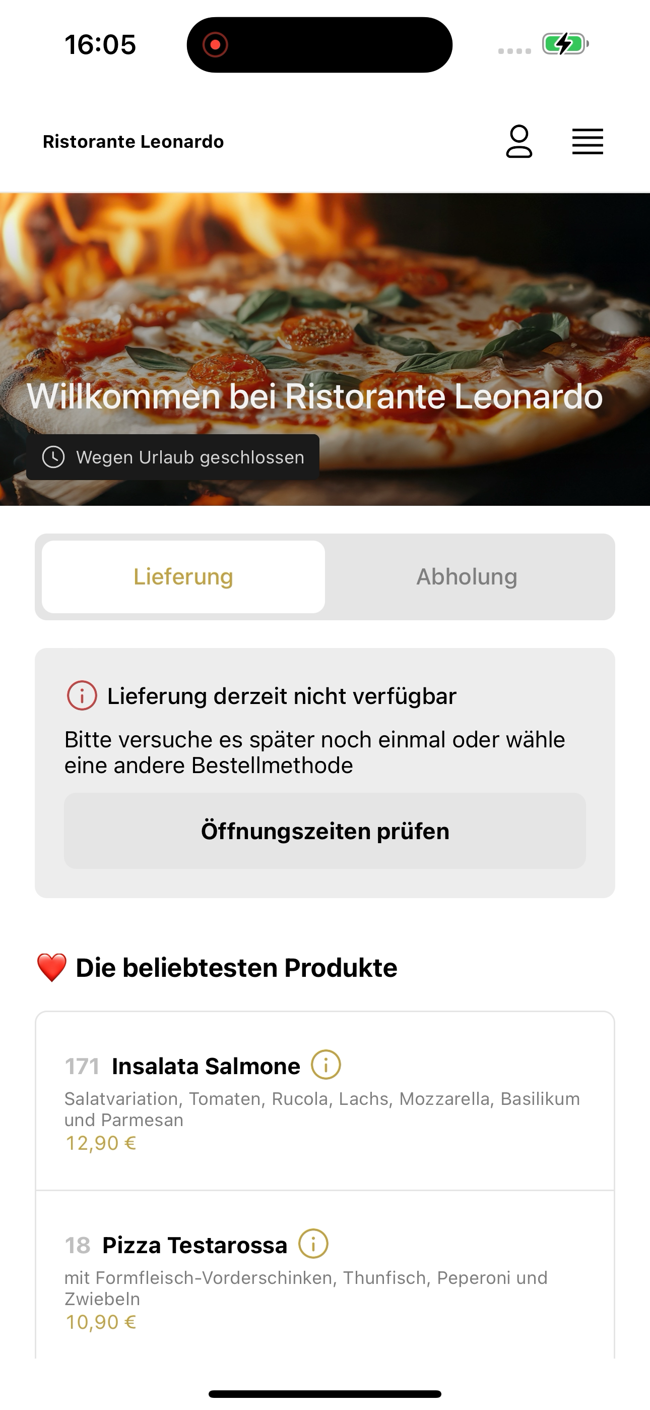 Ristorante Leonardo DE screenshot 6