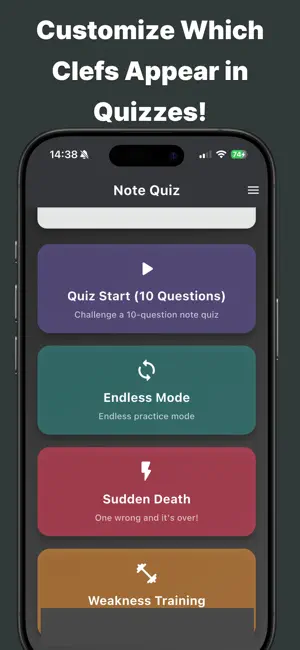 Note Reading Quiz screenshot 4