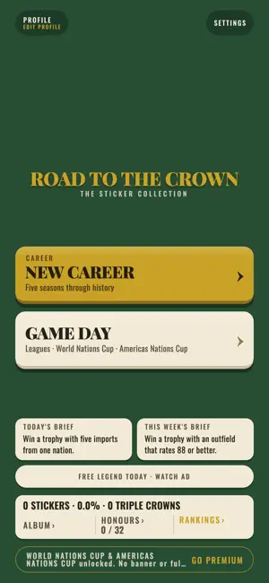 Road to Crown: Baseball Draft screenshot 1