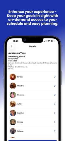 Main Street Wellness Co. iPhone screenshot