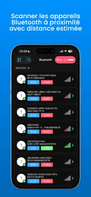 Scanner Bluetooth: Trouver BLE iPhone screenshot 2