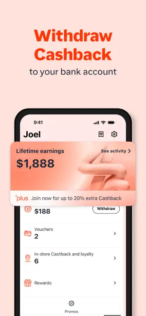 ShopBack: Cashback & Rewards iPhone screenshot 2