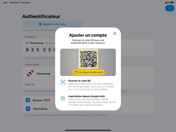 TOTP Authenticator iPad screenshot 3