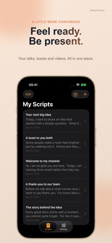 ReadTempo: Voice Teleprompter screenshot 1