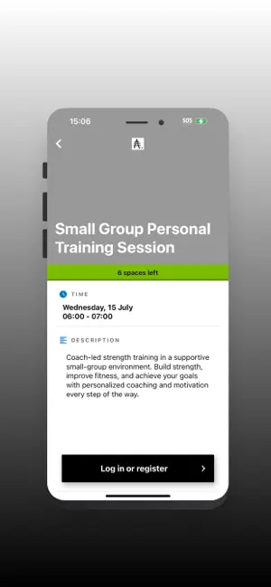 Andrea Klas Fitness Booking screenshot 3