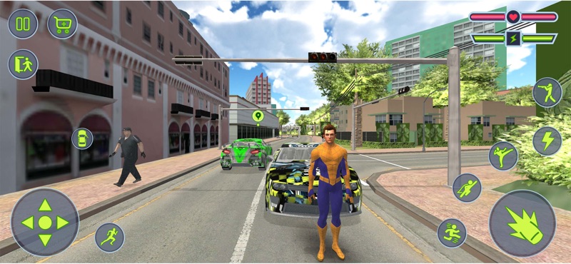 Jogo Fly Grand Superhero City screenshot 12