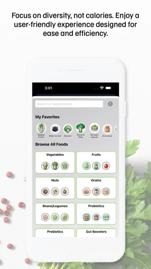 Thrive35: Gut Health Fiber Log screenshot 2
