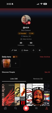 Tenz — Top 10 Lists screenshot