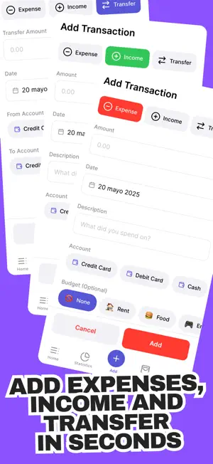 Expense Tracker: Cashflow screenshot 2