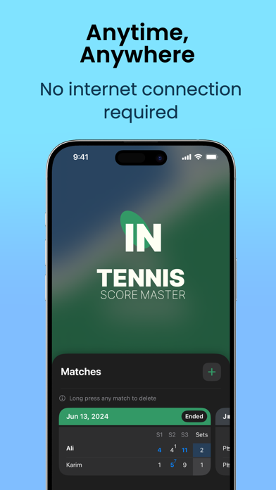 IN: Tennis Score Master Screenshot