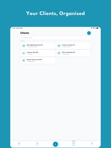 Invoqe - Invoice Maker iPad screenshot