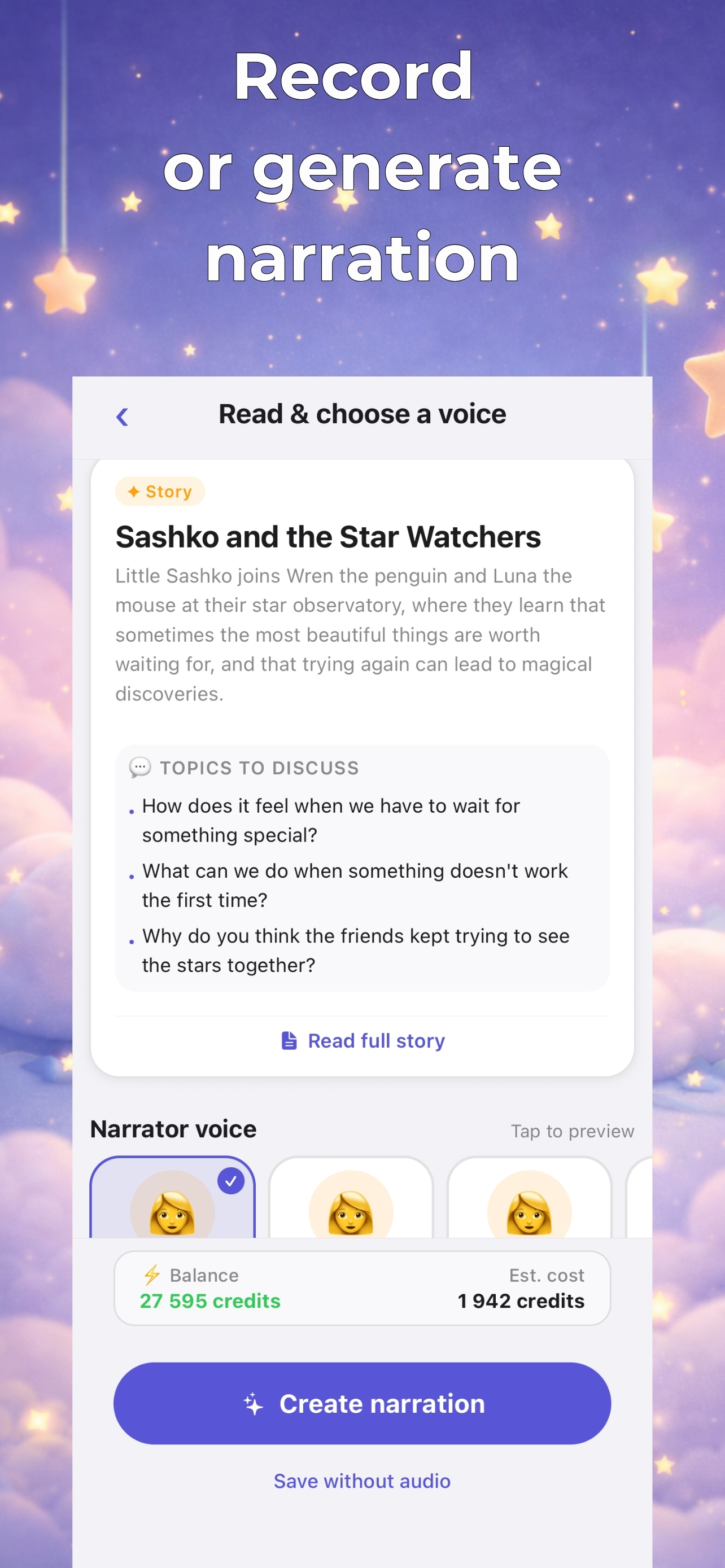 Lullaby: AI Bedtime Tales screenshot 3