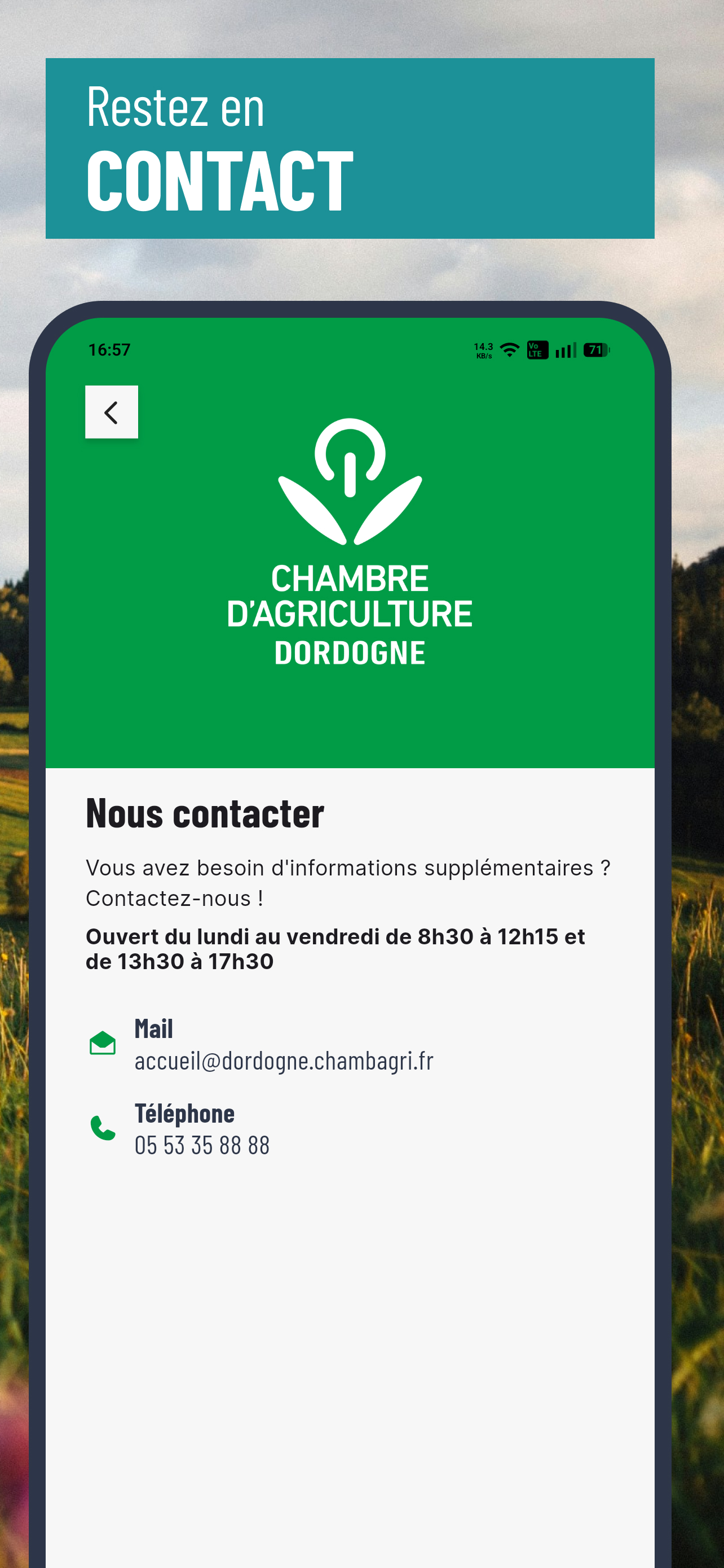 Chambre d'Agriculture Dordogne