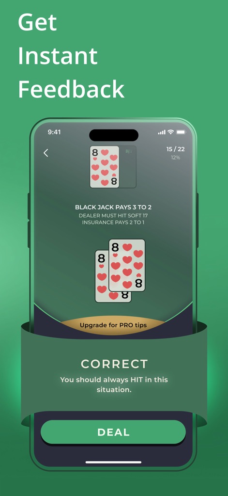 Blackjack 21: Strategy Trainer - Games App | MWM