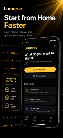 Lumorse: Morse Code & Light Screenshot 2 of 6