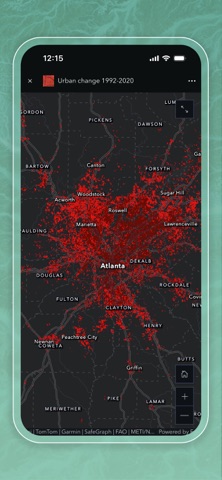 ArcGIS StoryMaps Briefings iPhone screenshot