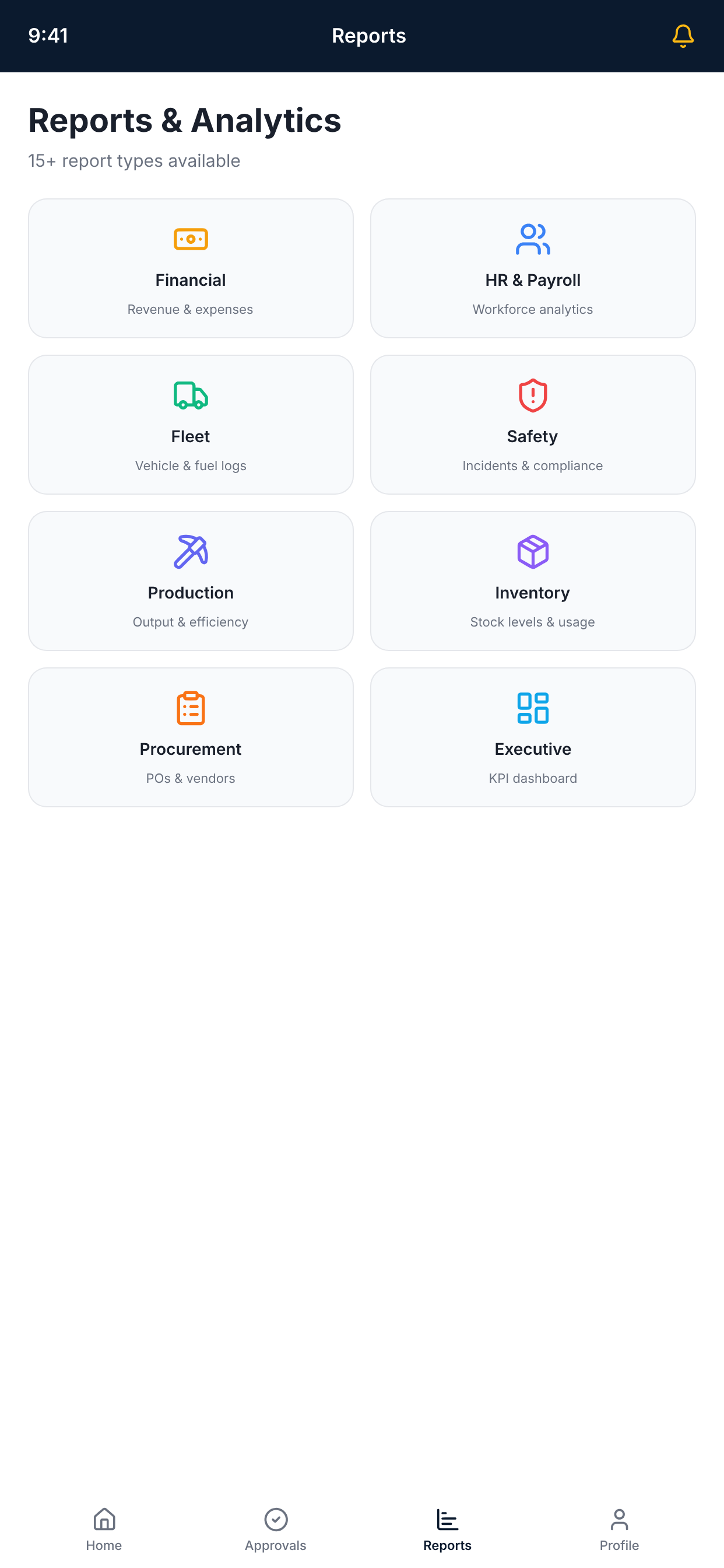 YPI Mining ERP screenshot 3