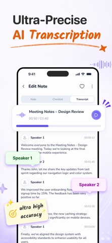 Apex AI Notetaker, Transcriber Screenshot 4 of 8
