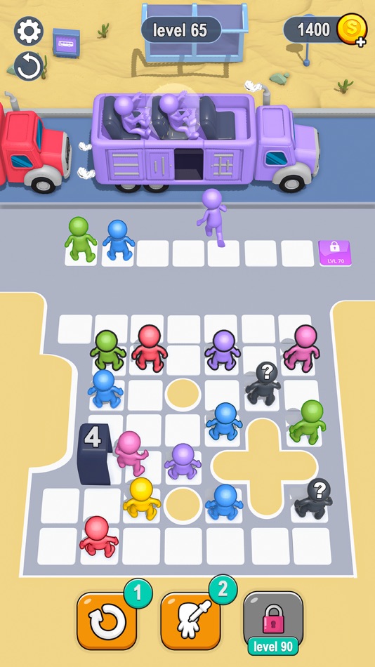 #2. Bus Jam 3D - Bus Out Games (iOS) 由: Qaisar Rehman