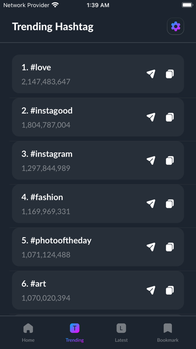 Hashtag Expert for Social Tag Screenshot
