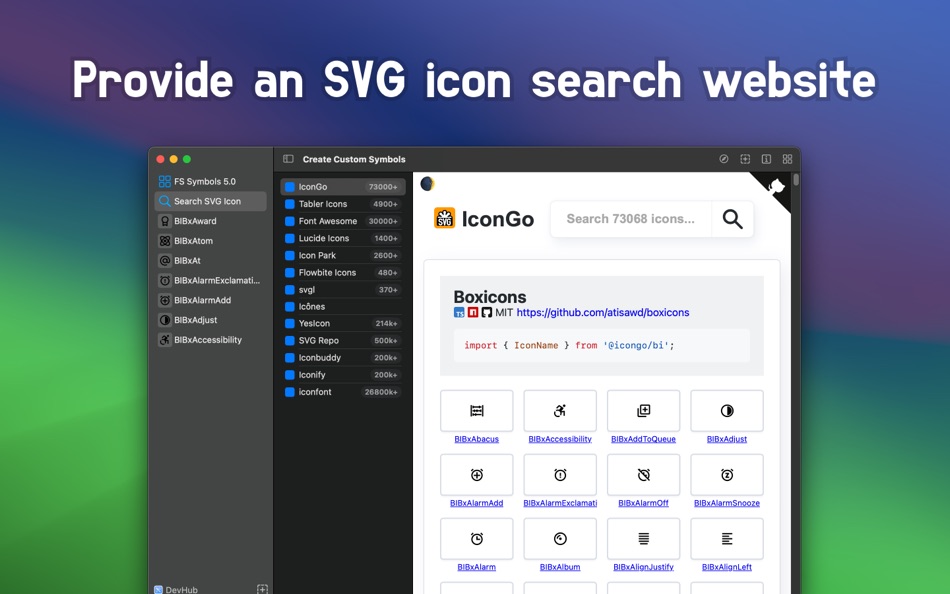 #5. Create Custom Symbols (macOS) Bởi: 楚江 王