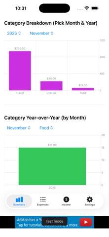 ExpensesManager screenshot