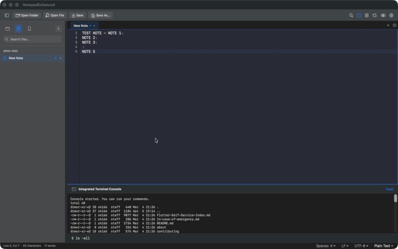 Notepad Enhanced screenshot