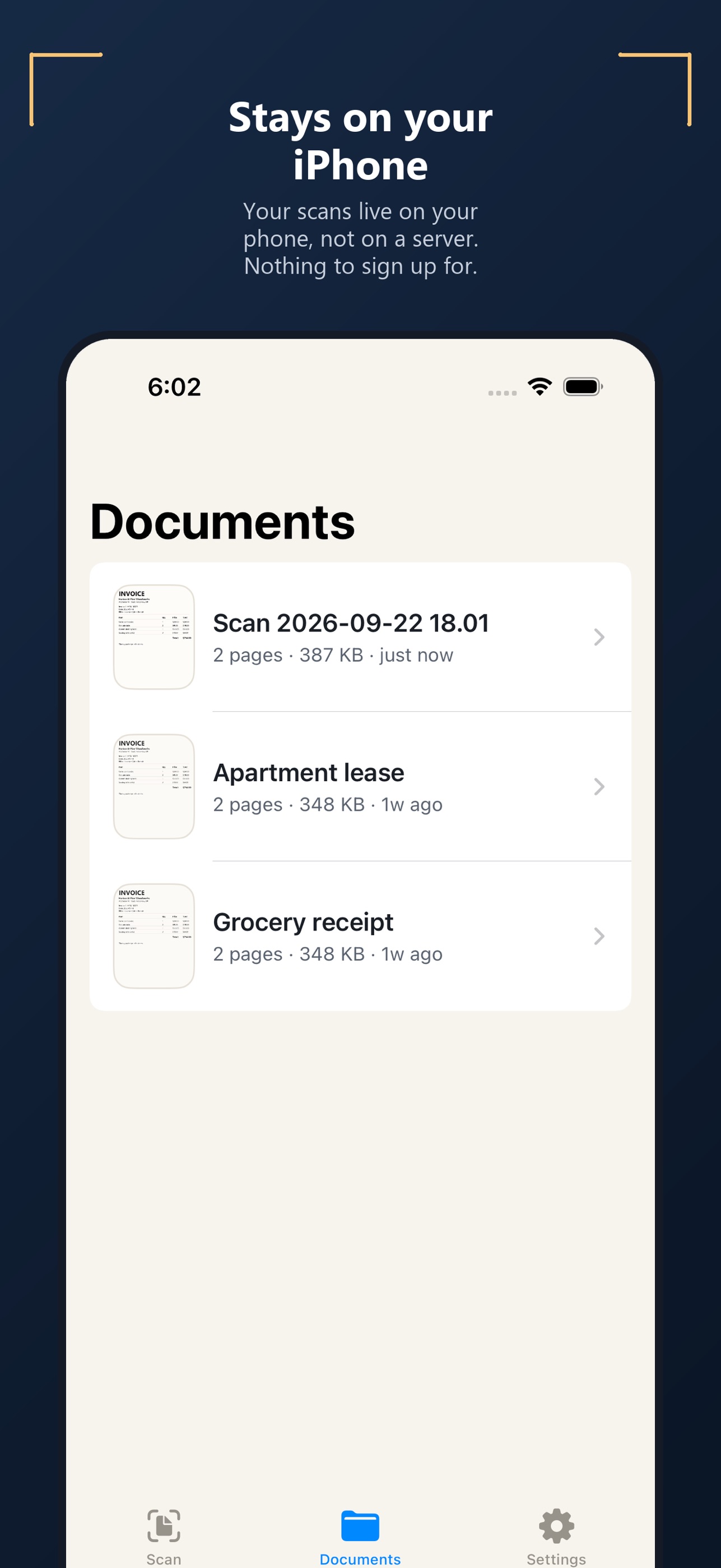 Screenshot 3 of PageTap: PDF Scanner