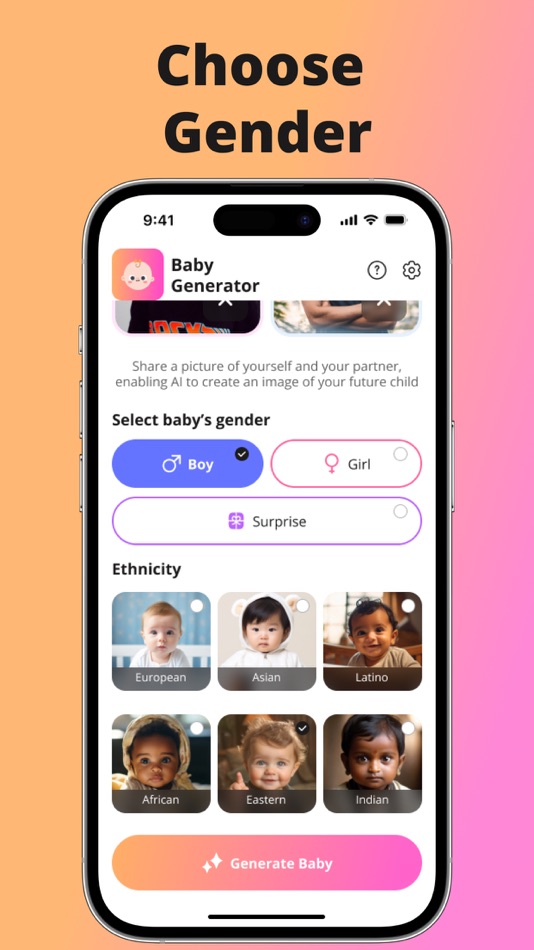 #2. AI Face Maker - Baby Generator (iOS) 来自: Cosima Schmud