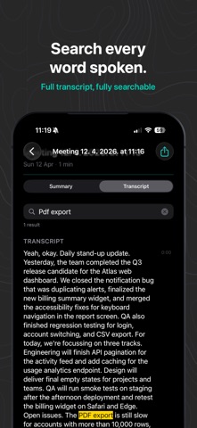 VoiceZero: AI Note Taker Screenshot 5 of 6