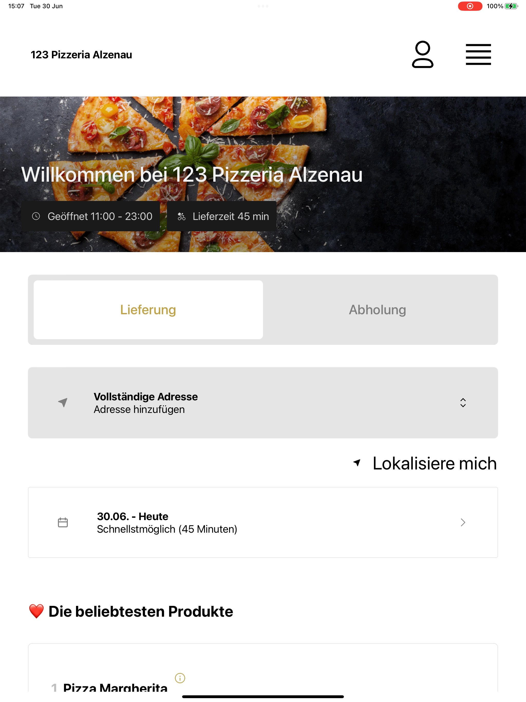 123 Pizzeria Alzenau screenshot 5