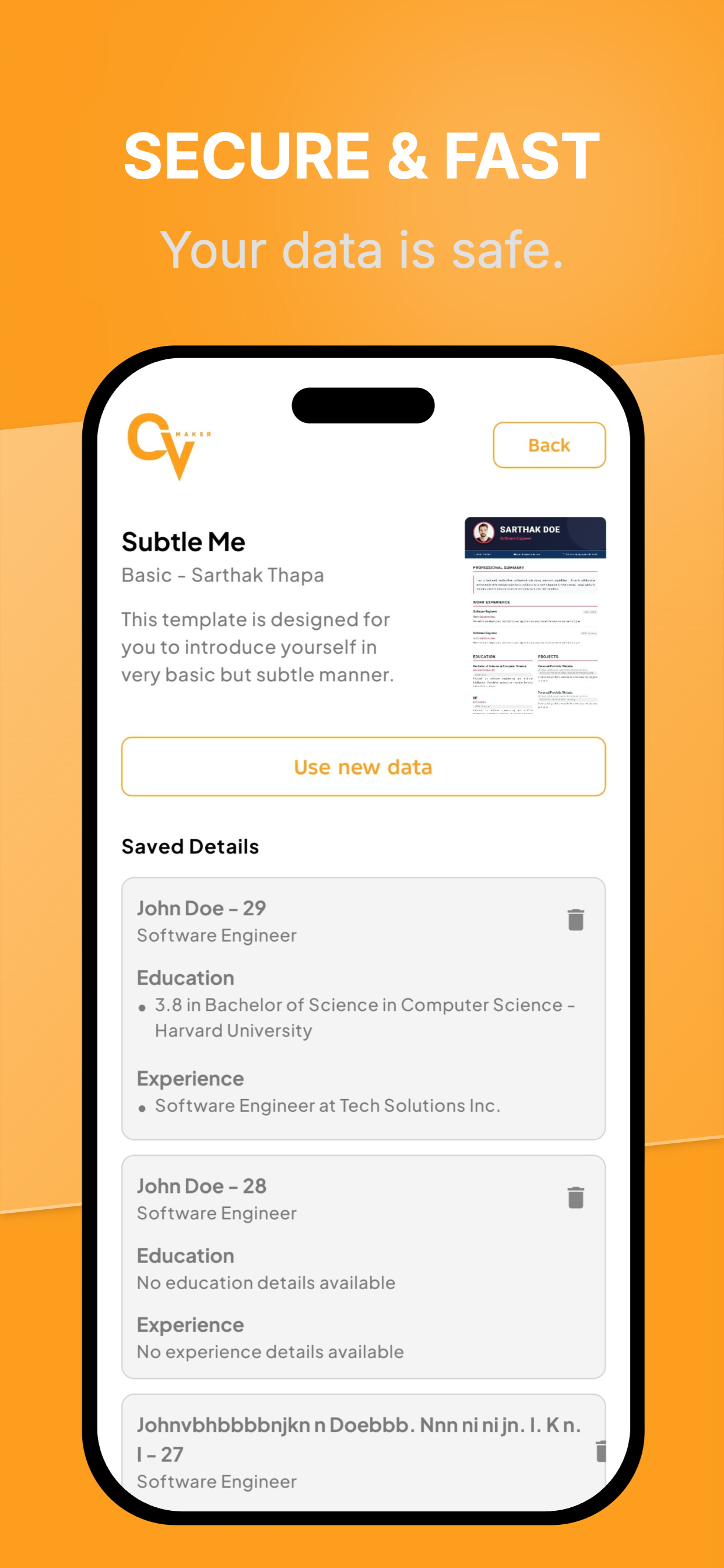 CV Maker - Professional Resume screenshot 6