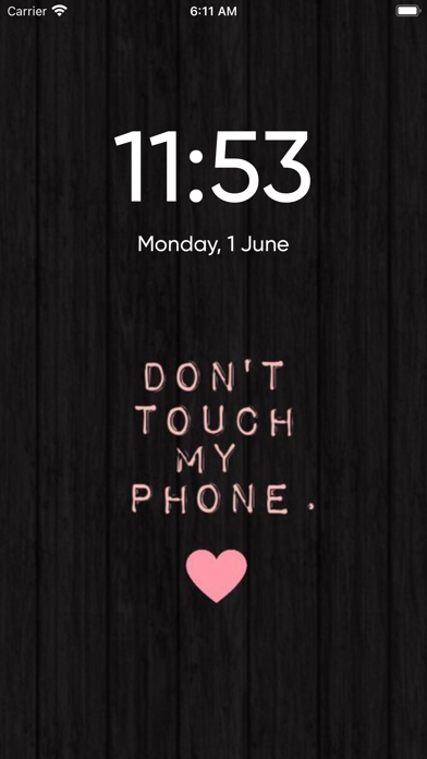 DON'T Touch Phone Wallpapers Screenshot
